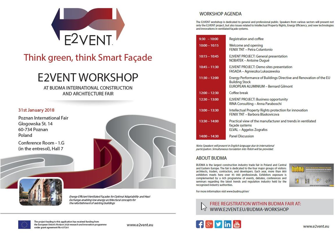 E2VENT BUDMA workshop flyer