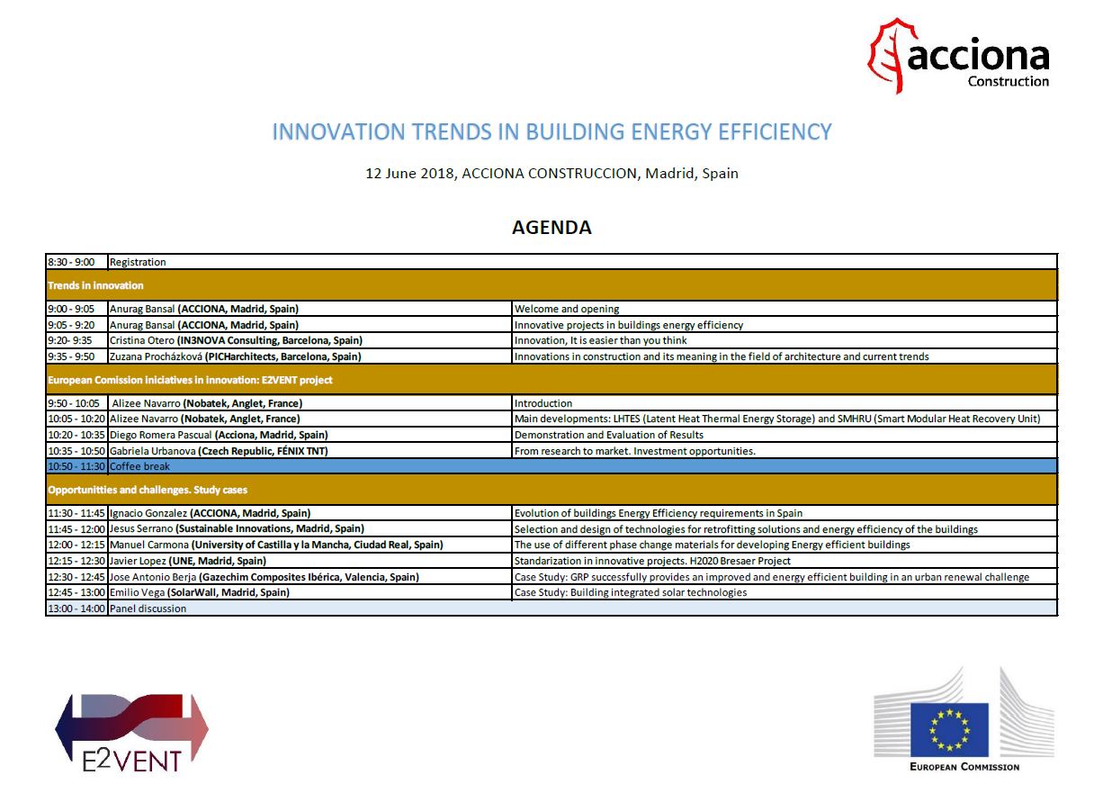 Workshop Madrid Agenda